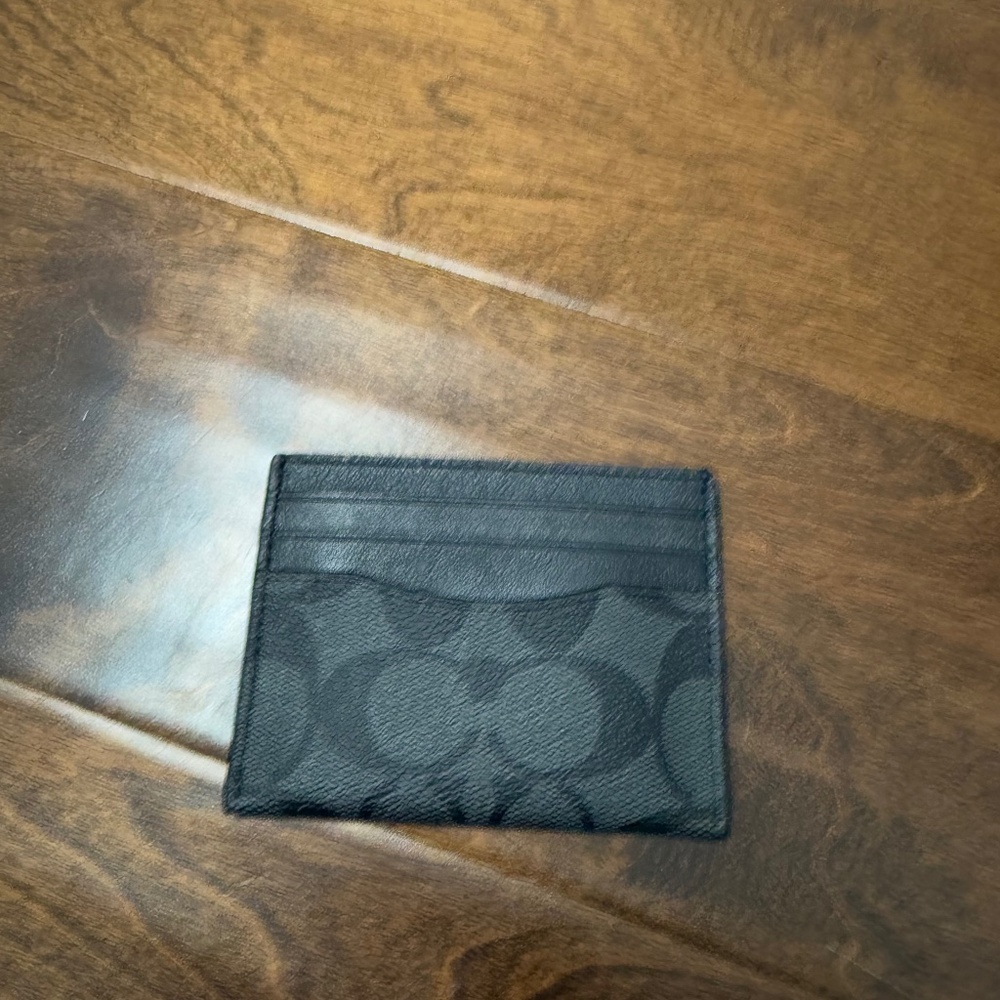 Black Coach Wallet